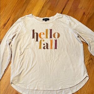 State of Mind Cream Long Sleeve Top